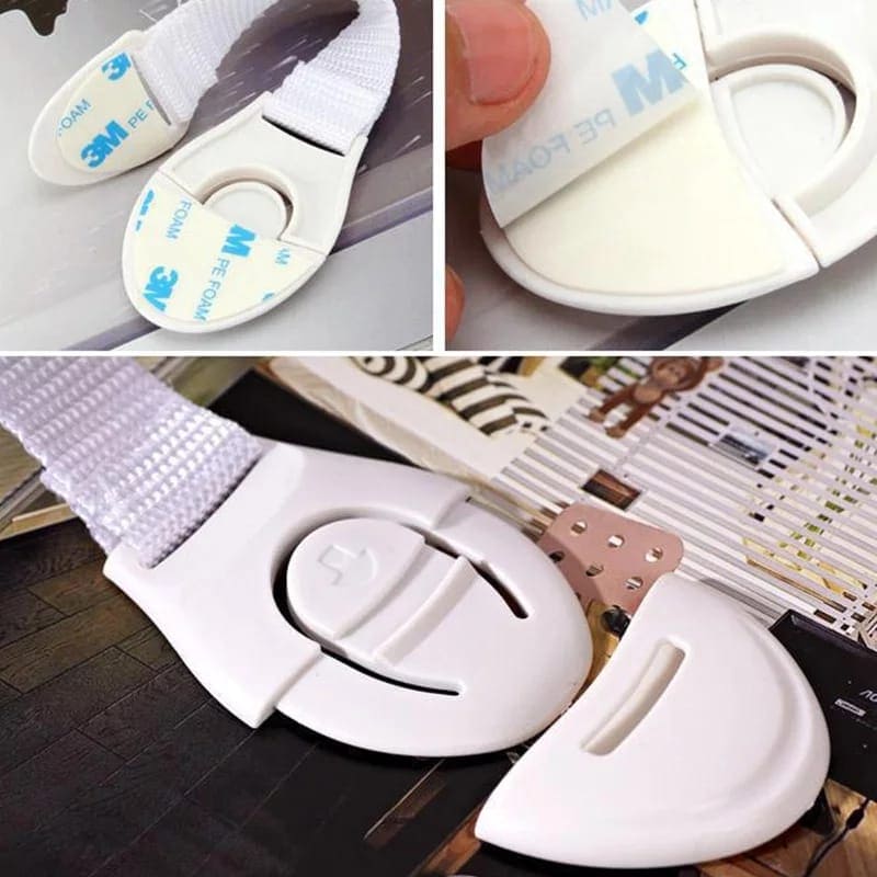Set Of 3 Child Lock Protection | Locking Doors For Children's Safety | Kids Safety Plastic Protection Lock Set Of 3 Child Lock Protection | Locking Doors For Children's Safety | Kids Safety Plastic Protection Lock